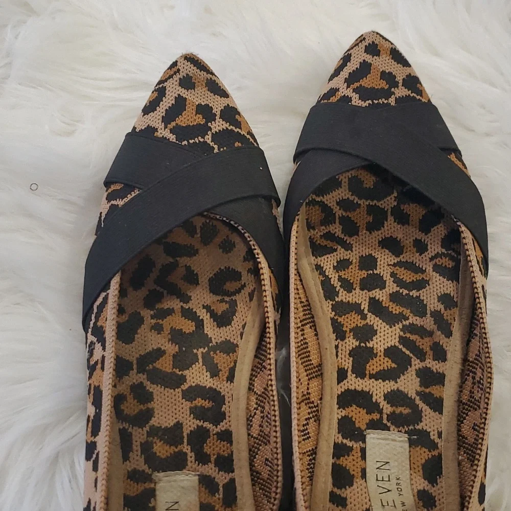 Steve Madden leopard Mob Wife flats shoe size 8.5 - Picture 10 of 14